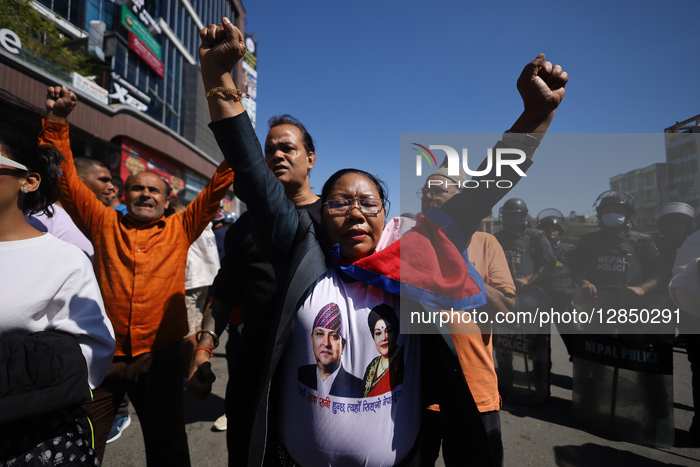 Royalists And Pro-monarchists Come To Street Demanding Return Of King After Gen-Z Revolution In Nepal