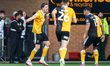 Jake Beesley of Burton Albion celebrates the goal during the Sky Bet League 1 match betwee...