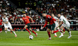 Portugal forward Cristiano Ronaldo plays during the match between Portugal and Ireland at...