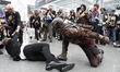 Thousands of fans pack Manhattan's Javits Center in New York, United States, on October 11...