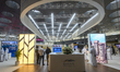 Visitors gather at the Barwa Real Estate pavilion at the 'Cityscape Qatar 2025' real estat...