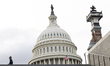 The US Capitol Building is seen in Washington, DC, on October 11, 2025, on the eleventh da...