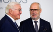 President of Estonia Alar Karis welcomes President of Germany Frank-Walter Steinmeier at t...