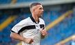 Lukas Podolski plays during the Legendy na Slaskim, a friendly football match between lege...