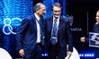 Attilio Fontana, President of the Lombardy Region, and Giuseppe Sala, Mayor of the Municip...