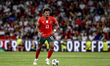 Portugal defender Renato Veiga plays during the match between Portugal and Ireland at the...