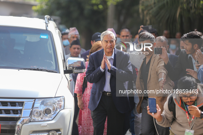 Former Nepal PM Sher Bahadur Deuba And Spouse Arzu Rana Deuba Makes Public Appearance Since Gen-Z Revolution