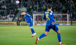 Vitalii Mykolenko plays during the FIFA World Cup 2026 Qualifier match between Ukraine and...