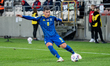 Ruslan Malinovskyi plays during the FIFA World Cup 2026 Qualifier match between Ukraine an...