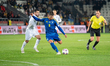 Ruslan Malinovskyi plays during the FIFA World Cup 2026 Qualifier match between Ukraine an...