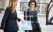 Rachida Dati, the French Minister of Culture, is seen at the end of the Council of Ministe...