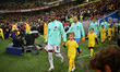 David Alaba of Austria reacts during the FIFA World Cup 2026 qualifier match between Roman...