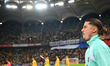 Marcel Sabitzer of Austria plays during the FIFA World Cup 2026 qualifier match between Ro...