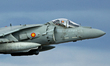 A McDonnell Douglas EAV-8B Harrier II of the Spanish Navy takes off from the Torrejon de A...