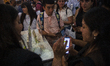 Thousands of unemployed young people and adults attend the BA Employment Expo in La Rural,...