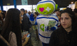 Thousands of unemployed young people and adults attend the BA Employment Expo in La Rural,...