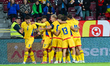 is in action during the UEFA 2027 Under-21 EURO Qualifying Round, Group A, Romania U21 vs....