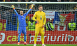 Alexander Schlager of Austria plays during the FIFA World Cup 2026 qualifier match between...