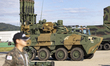 A K-30W Cheonho short-range air defense system is displayed during the Seoul International...