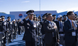 South Korean Air Force Chief of Staff Son Seok-rak salutes the national flag during the Se...