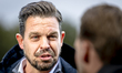 RKC Waalwijk trainer Sander Duits is present during the match RKC Waalwijk vs Willem II Ti...