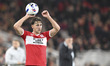 Callum Brittain of Middlesbrough plays during the Sky Bet Championship match between Middl...