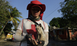 Animals are affected and rescued in Poza Rica, Veracruz, on October 17, 2025, by flooding...