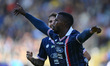 Keita Balde of A.C. Monza celebrates after scoring the goal of 0-1 during the 8th day of t...