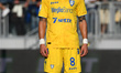 Ilias Koutsoupias of Frosinone Calcio plays during the Serie B match between Frosinone Cal...