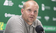 Norwich City Manager, Liam Manning gives his press conference after the Sky Bet Championsh...