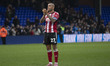 Josh Magennis #27 of Exeter City F.C. applauds at full time during the Sky Bet League 1 ma...