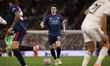 Declan Rice (Arsenal) participates in the Premier League match between Fulham and Arsenal...