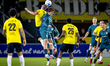NAC Breda defender Boy Kemper and PEC Zwolle forward Kaj de Rooij play during the match be...