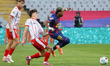 Lamine Yamal and Joel Roca play during the match between FC Barcelona and Girona FC, corre...