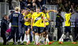 NAC Breda forward Sydney van Hooijdonk scores the 2-0 during the match between NAC Breda a...