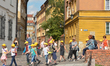 One of many school excursion groups visiting Warsaw's Old Town.  On Tuesday, 21 June 2016...