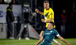 NAC Breda forward Sydney van Hooijdonk and PEC Zwolle midfielder Ryan Thomas play during t...