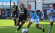 Margherita Monnecchi of S.S. Lazio and Estelle Cascarino of Juventus F.C. play during the...