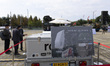 The Max 3D bird detection radar, Robin, is on display during the Seoul International Aeros...