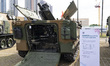 The KMS 120 120mm self-propelled mortar is on display during the Seoul International Aeros...