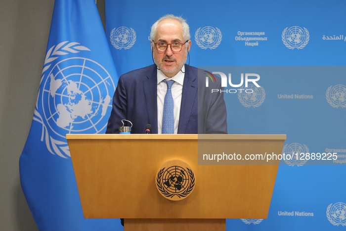 SG Spokesperson Stephane Dujarric Presser