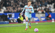 Keane Lewis Potter (23 Brentford) controls the ball during the Premier League match betwee...