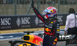 Max Verstappen of the Netherlands drives the Oracle Red Bull Racing RB21 Honda RBPT during...