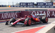 In Austin, USA, on October 18, 2025, Charles Leclerc of Monaco drives the (16) Scuderia Fe...