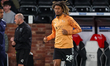 Dion Sanderson of Derby County warms up during the Sky Bet Championship match between Derb...