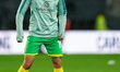 Matej Jurasek of Norwich City warms up during the Sky Bet Championship match between Derby...