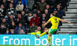 Jack Stacey of Norwich City is in action during the Sky Bet Championship match between Der...
