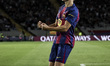 Fermin Lopez of FC Barcelona celebrates after scoring a goal during the UEFA Champions Lea...