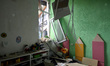 A private kindergarten in the Kholodnohirskyi district is destroyed by three Russian Shahe...