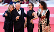 Marta Boldi, Massimo Boldi, Micaela Boldi, and Manuela Boldi attend the ''Tributes To The...